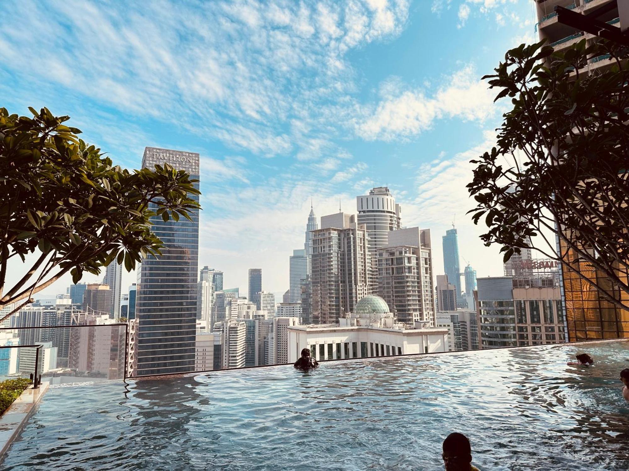 Апартаменты Axon Infinity Pool Kl Куала-Лумпур Экстерьер фото